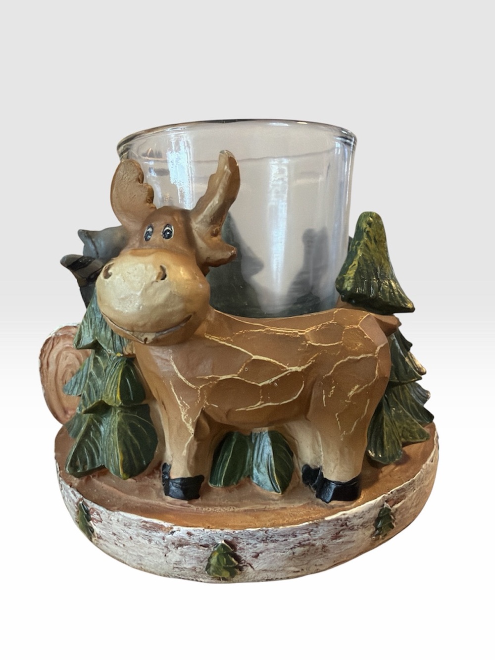 2011 Yankee Candle Mountain Lodge Rustic Vintage Candle Holder